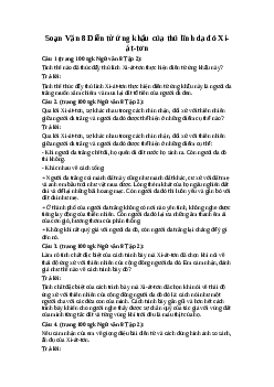Soạn bài Diễn từ ứng khẩu của thủ lĩnh da đỏ Xi-át-tơn | Ngữ văn 8 sách Kết nối tri thức