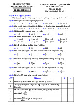 Đề tham khảo học kì 1 Toán 9 năm 2024 – 2025 trường THCS Yên Phong – Nam Định