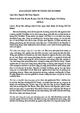 Bài thi giữa học kì năm 2024 | Môn tư tưởng Hồ Chí Minh