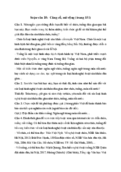 Soạn bài Củng cố, mở rộng trang 151 - Kết nối tri thức Ngữ văn lớp10