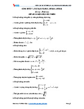 Công thức Vật lý đại cương | Đại học Bách Khoa Hà Nội