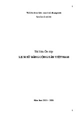 Tài liệu ôn tập Lịch sử đảng