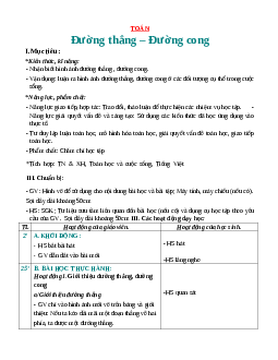 Giáo án Toán 2 sách Chân trời sáng tạo | Tuần 6 | Tiết 2