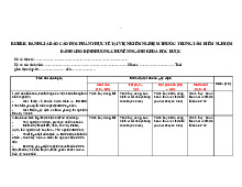 Đánh giá báo cáo thực tế khoa học dược - Viện kiểm nghiệm | Đại Học Y Dược Huế