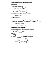 Bài tập C3: Đạo hàm cấp n hàm y=sin2x và tính f(20) trong Câu 14