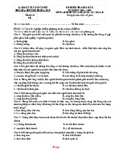 Đề Kiểm Tra Kỳ 1 Kinh Tế Và Pháp Luật 11 THPT Lê Trọng Tấn TP HCM 2025-2026 Có Đáp Án
