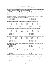 Tổng hợp các câu hỏi trắc nghiệm về Thống kê xã hội | Đại học Sư Phạm Hà Nội