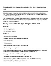 Phân tích bài thơ Ngắm trăng của Hồ Chí Minh chọn lọc hay nhất | Ngữ Văn 8