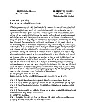 Đề thi học kỳ 1 môn Ngữ Văn lớp 9 năm học 2024 - 2025 | Bộ sách Cánh diều