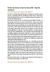 Tả bà nội của em chọn lọc hay nhất - Tập làm văn lớp 5