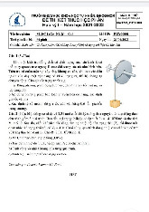 Đề thi cuối HKI học phần Vật lý đại cương 1 (Cơ và Nhiệt) năm 2024 - 2025 | Trường Đại học Khoa học tự nhiên, Đại học Quốc gia Thành phố Hồ Chí Minh