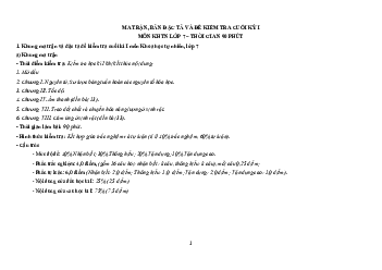 Đề thi học kì 1 môn Khoa học tự nhiên 7 năm 2023 - 2024 sách Kết nối tri thức với cuộc sống - Đề 1