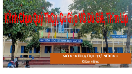 Giáo án điện tử Khoa học tự nhiên 6 bài 36 Chân trời sáng tạo : Tác dụng của lực