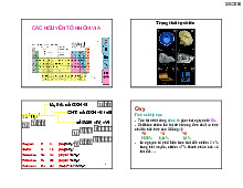 Các nguyên tố nhóm VIA | Bài giảng môn Hóa vôn cơ | Đại học Bách khoa hà nội