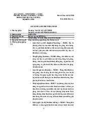 Đề cương chi tiết học phần - Cơ sở lập trình | Trường đại học Lao động - Xã hội