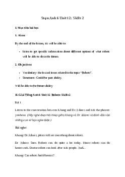 Giải Tiếng Anh 6 Unit 12: Skills 2 | Global Success