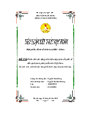 Phân tích tác động của hội nhập kinh tế quốc tế đến quá trình phát triển của Việt Nam | Kinh tế chính trị | HVNH