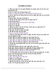 Đề thi môn Triết học Mac- Lênin - Trường Đại học Văn Hiến.