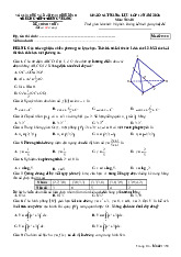Đề khảo sát năng lực Toán 12 năm 2025 trường THPT Trưng Vương – Bình Định