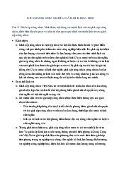 Đề cương ôn tập môn Chủ nghĩa xã hội khoa học | Trường Đại học Kinh tế, Đại học Quốc gia Hà Nội