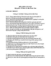 ĐỀ CƯƠNG ÔN TẬP Học phần: Tổ chức và điều hành Tour | Đại học Kinh tế Kỹ thuật Công nghiệp
