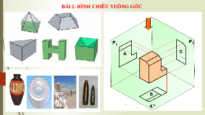 Giáo án điện tử Công nghệ 8 Bài 2 Chân trời sáng tạo: Hình chiếu vuông góc