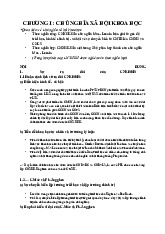 Chủ Nghĩa Xã Hội Khoa Học và Sứ Mệnh Lịch Sử | Môn Chủ nghĩa Xã hội Khoa học - Trường Cao đẳng Du lịch Sài Gòn