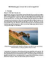 Tổng quan về nước Anh và văn hóa người Anh | Môn Văn hóa - du lịch - Đại học Thủ đô Hà Nội