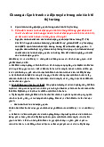 Đề cương: Cạnh tranh và độc quyền trong nền kinh tế môn Kinh tế chính trị | Học viện Ngân hàng