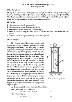 Giáo trình "Nghiệm lại các định luật động lực học trên máy Atwood"