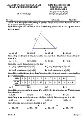 Đề cuối kì 1 Toán 10 năm 2024 – 2025 trường chuyên Lê Khiết – Quảng Ngãi