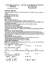 Đề cương giữa kỳ 2 Toán 11 năm 2024 – 2025 trường THPT Sơn Động 3 – Bắc Giang