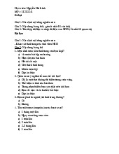 Bài Tập SPSS: Khảo Sát Thời Trang Sinh Viên môn Thống kê trong kinh tế và kinh doanh | Trường Đại học Kinh tế Quốc dân