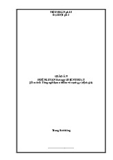 Đề mục 8 Từng người làm nhiệm vụ canh gác (cảnh giới)