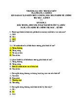 Ngân hàng trắc nghiệm kinh tế chính trị | Đại học Kinh tế thành phố Hồ Chí Minh