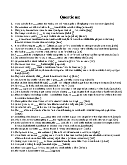 Word Formation dành ôn thi học sinh giỏi quốc gia