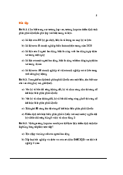 Bài tập chương 8 môn xác suất thống kê| Đại học Kinh tế Quốc Dân