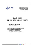 Báo cáo thực tập nhận thức  - Tài liệu tham khảo | Đại học Hoa Sen