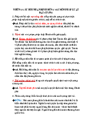 Bài tập nhận định đúng sai môn Pháp luật đại cương | Trường Đại học Ngoại ngữ, Đại học Đà Nẵng