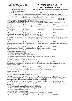 Bộ đề thi HSG Hóa 10 cụm trường Sơn Động 2022-2023 (có đáp án)