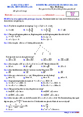 Đề giữa học kì 1 Toán 10 năm 2025 – 2026 trường THPT Yên Dũng 1 – Bắc Ninh