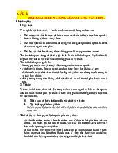 Ôn tập cuối kì: Mối Quan Hệ Biện Chứng Giữa Vật Chất và Ý Thức | Môn Triết học Mác-Lênin - Học viện Cán bộ Thành phố Hồ Chí Minh
