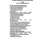 Trắc Nghiệm Tâm Lý Học Đại Cương - Tài Liệu Học Tập Chất Lượng