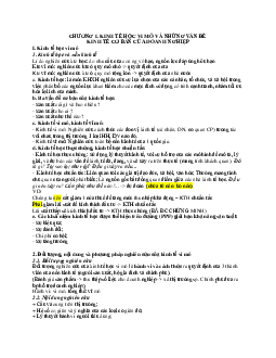 Tóm tắt lý thuyết môn Kinh tế vi mô | Đại học Ngoại Thương