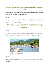 Sự đa dạng và các thể cơ bản của chất. Tính chất của chất | Khoa học tự nhiên 6