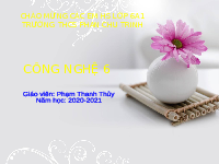 Giáo án điện tử Công nghệ 6 Chân trời sáng tạo:  Ôn tập chương 3 Trang phục và thời trang