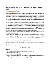 Độ tan của một chất là gì? Công thức tính độ tan của một chất - Hóa học 9