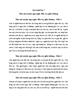 Tóm tắt truyện ngụ ngôn Đẽo cày giữa đường | Văn mẫu lớp 7 Cánh diều