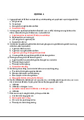 Ôn tập chương 1-4: Đáp án & Giải thích chi tiết | Kinh tế vĩ mô | Trường Đại học kinh tế Thành Phố Hồ Chí Minh