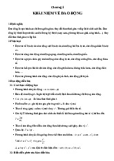 Lý thuyết về Dao động | Trường Đại học Sư phạm Kỹ thuật Thành phố Hồ Chí Minh